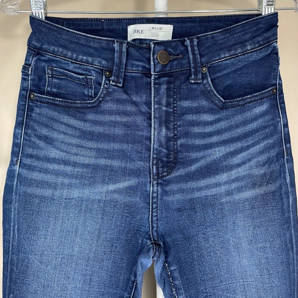 BKE Billie High Rise Slim Fit Skinny Jeans Women 26 Blue AXB201 LN - Picture 4 of 14